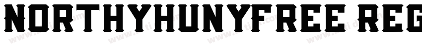 NorthyhunyFree Regul字体转换